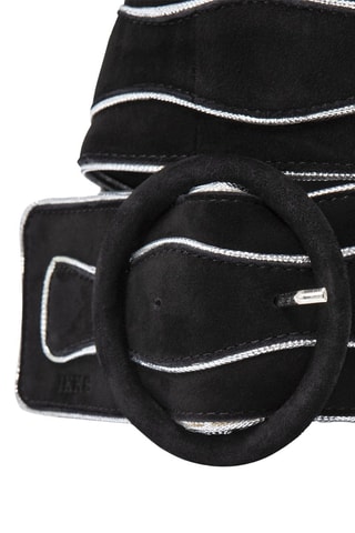 Cintura in pelle - Nero - IKKS