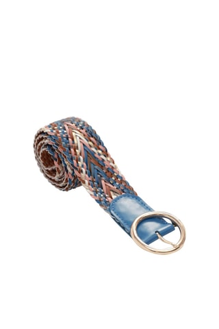 Cinto em couro - Azul - One Step