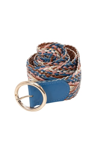 Cinto em couro - Azul - One Step