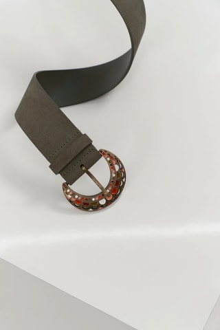 Cinto em couro - Caqui - One Step