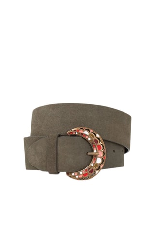 Cinto em couro - Caqui - One Step