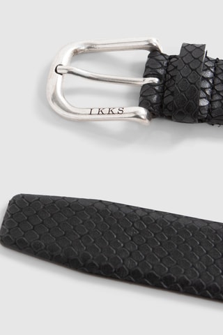 Cinto em couro - Preto