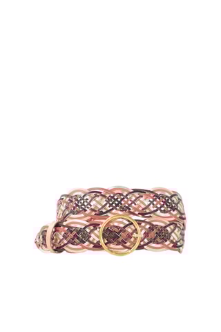 Cinto em couro - Rosa