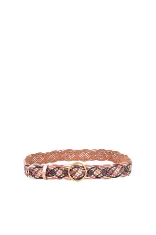 Cinto em couro - Rosa