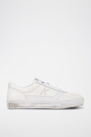 Sapatilhas em couro - Branco - IKKS