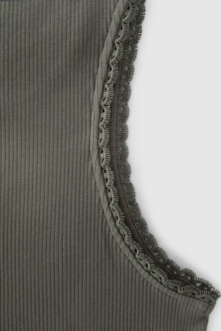 Camisola de alças - Caqui - IKKS