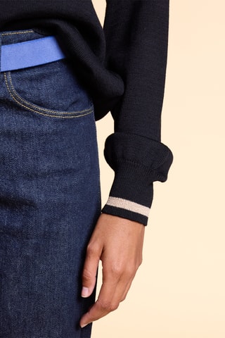 Camisola de lã - Preto