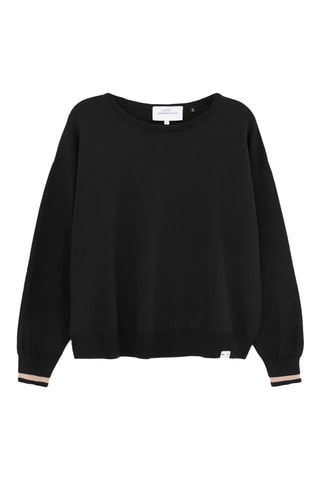 Camisola de lã - Preto