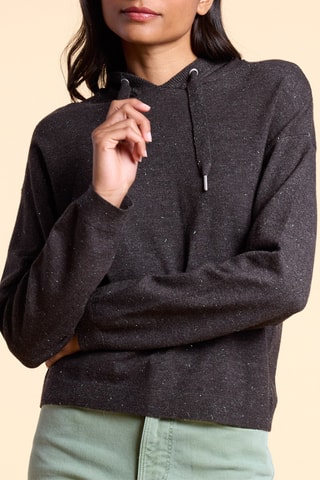 Camisola com capuz - Antracite mesclado