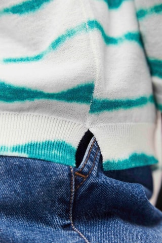 Camisola - Branco e turquesa - One Step