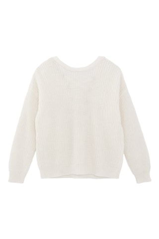 Camisola oversize - Cru - IKKS