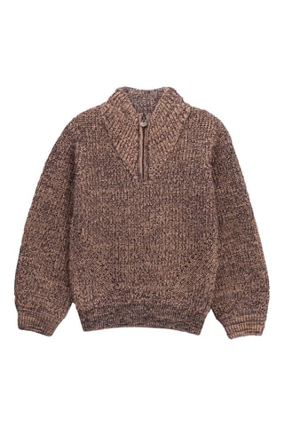 Camisola - Camel mesclado - IKKS Júnior