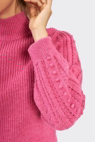 Camisola de lã e alpaca - Rosa
