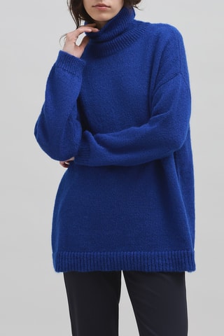 Camisola em mohair - Azul - IKKS