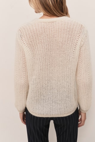 Casaco de malha - Cru - One Step