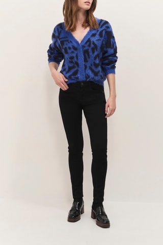 Casaco de malha - Azul-safira - One Step