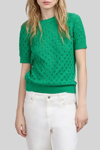 Casaco de malha - Verde - IKKS