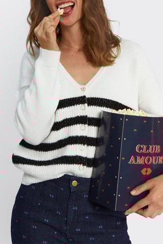 Casaco de malha - Branco