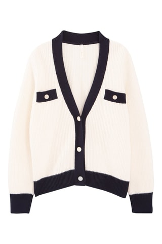 Casaco de malha - Branco