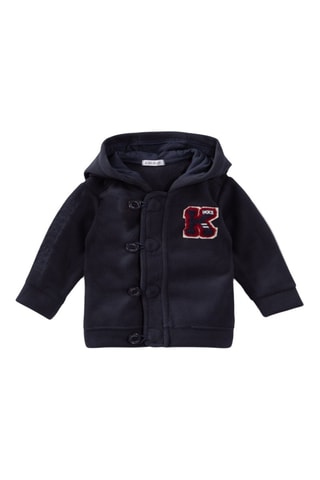 Cardigã com capuz - Azul-marinho - IKKS