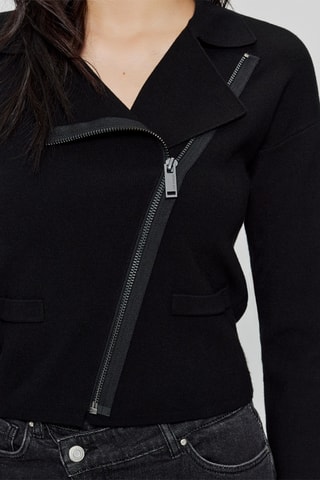 Casaco de malha - Preto - IKKS