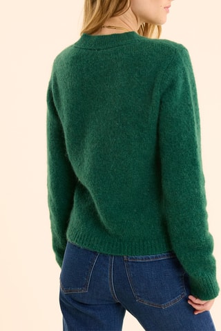 Casaco em lã - Verde