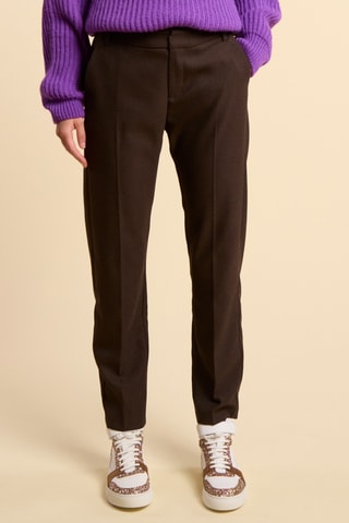 Calças de fato - Camel