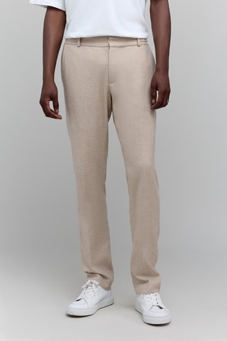 Calças de lã - Bege