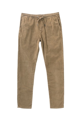 Calças em veludo - Castanho