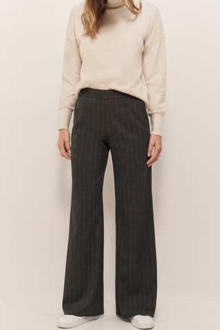 Calças flare - Antracite