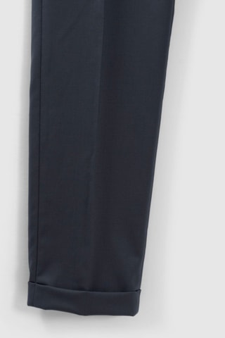 Calças slim em lã - Azul-cinza - IKKS