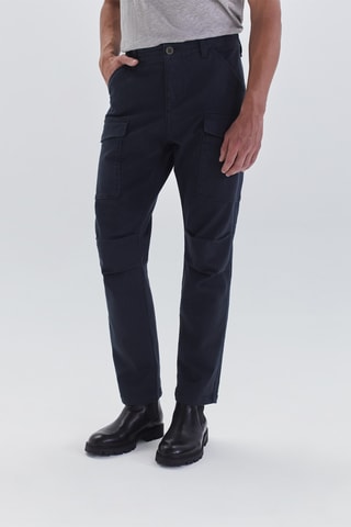 Calças cargo - Azul-marinho - IKKS