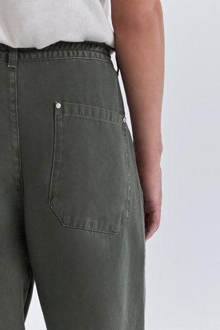 Calças baggy - Caqui - IKKS