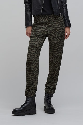 Calças slim - Caqui