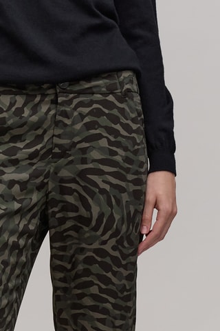 Calças slim - Caqui