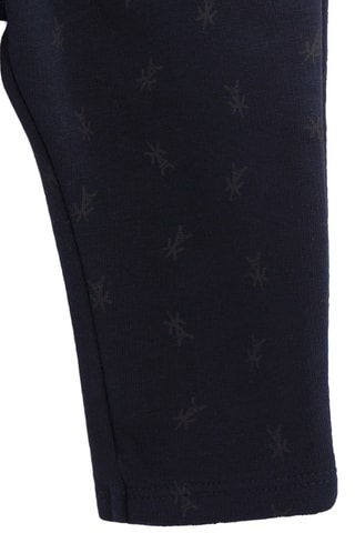 T-shirt e calças - Azul-marinho e cru