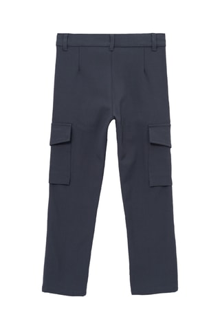 Calças - Cinzento-escuro