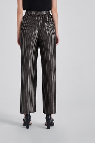 Calças wide legs - Prateado - IKKS