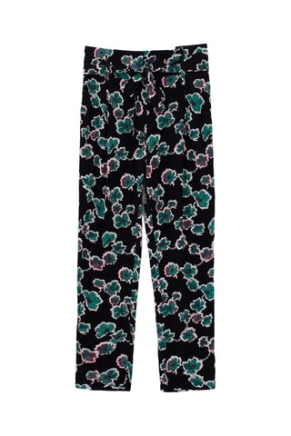 Calças de cintura subida - Preto - IKKS