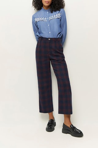 Calças de fato - Azul-marinho