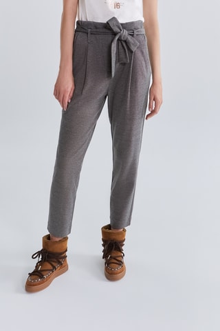 Calças - Cinzento