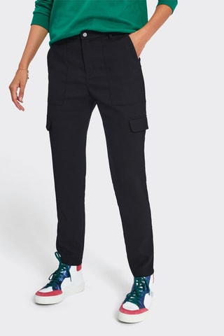 Calças cargo - Preto