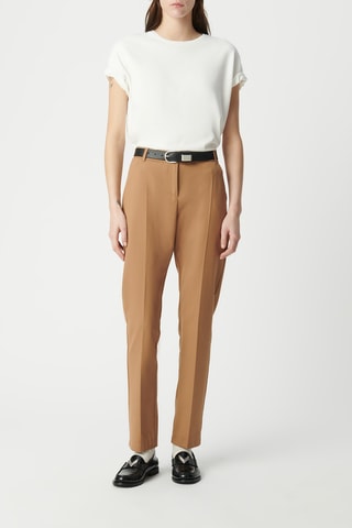 Calças direitas - Camel - IKKS