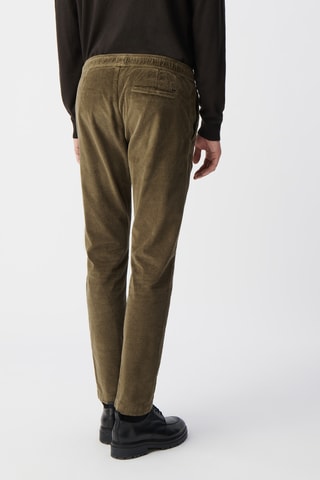 Calças de treino em veludo - Caqui - IKKS