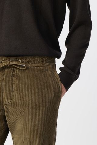 Calças de treino em veludo - Caqui - IKKS