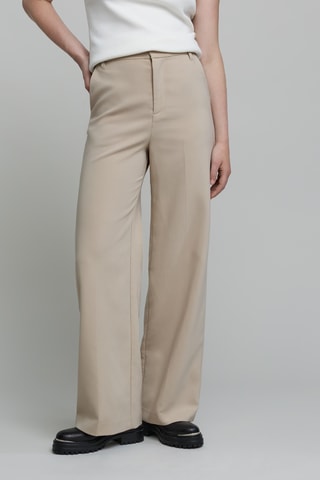 Calças wide legs - Bege - IKKS
