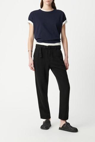 Calças de ganga relaxed - Preto - IKKS