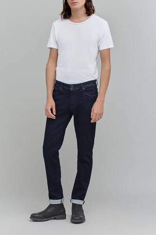 Calças de ganga slim - Azul-marinho - IKKS