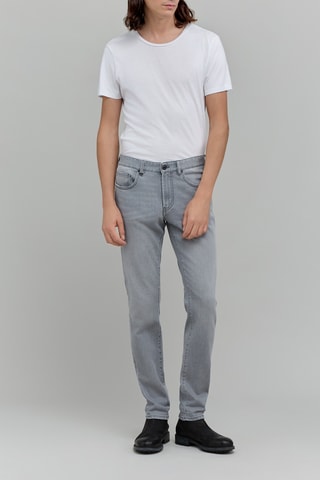 Calças de ganga slim - Cinzento-claro - IKKS