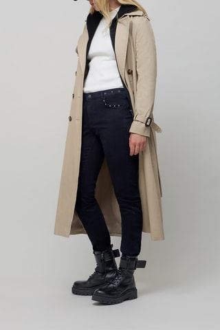 Calças de ganga slim - Azul-noite - IKKS